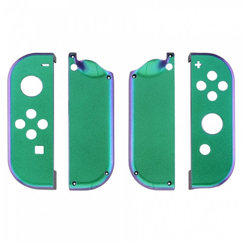 Nintendo Switch Joy-Con Controller Chameleon Green & Purple Custom Shell