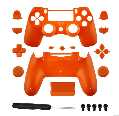 PS4 Slim/Pro JDS 040 V2 Controller Orange Custom Replacement Full Shel