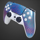 Damascus Themed PS5 Custom Dualsense Controller