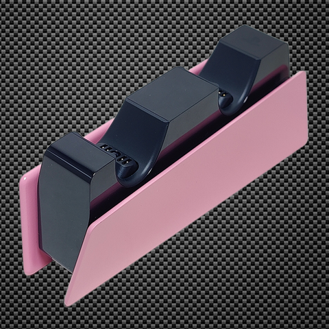 PlayStation PS5 Dualsense Gloss Pink Charging Station Dock UK Plug