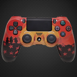 Red Dead Redemption 2 Themed Official PS4 Controller V2 Custom