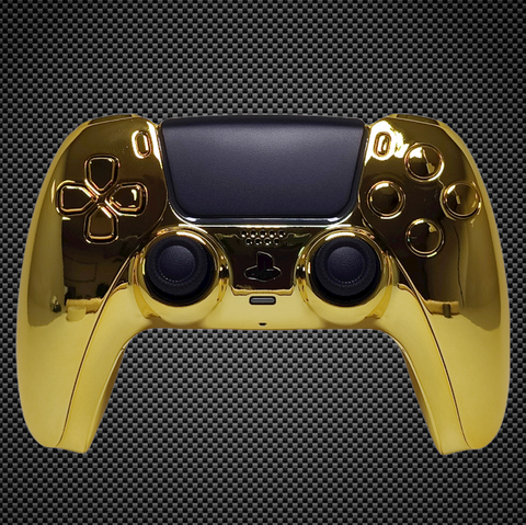 Chrome Gold Edition PS5 Custom Dualsense Controller