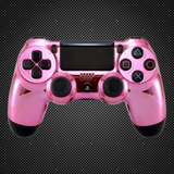 Chrome Pink Themed Official PS4 Controller V2 Custom