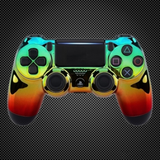 Chrome Rainbow Themed Official PS4 Controller V2 Custom