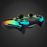 Chrome Rainbow Themed Official PS4 Controller V2 Custom