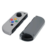 Nintendo Switch Joy-Con Controller Classic NES Dark Grey Custom Shell