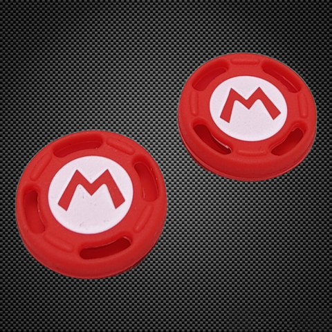 Mario Logo Nintendo Switch Joycon Thumbstick Rubber Grips