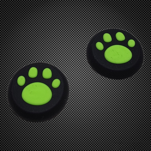 Green Paw PS4 Thumbstick Rubber Grips