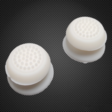 Raised White PS4 Thumbstick Rubber Grips