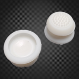 Raised White PS4 Thumbstick Rubber Grips