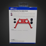 Red PS5 Dualsense Custom Front Plastic Strip Trim Replacement