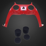 Red PS5 Dualsense Custom Front Plastic Strip Trim Replacement