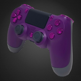 Purple & Grey Themed Official PS4 Controller V2 Custom Airbrush