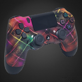 Rainbow Stars Themed Official PS4 Controller V2 Custom