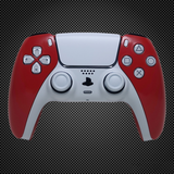 Red & White Themed PS5 Custom Dualsense Controller