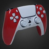 Red & White Themed PS5 Custom Dualsense Controller