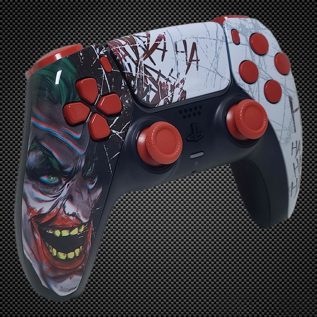 Custom Dualsense Bloody Joker Themed PS5 Custom Dualsense Controller – Primzstar Modz