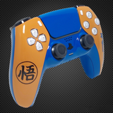 Dragonball Z Goku Themed PS5 Custom Dualsense Controller