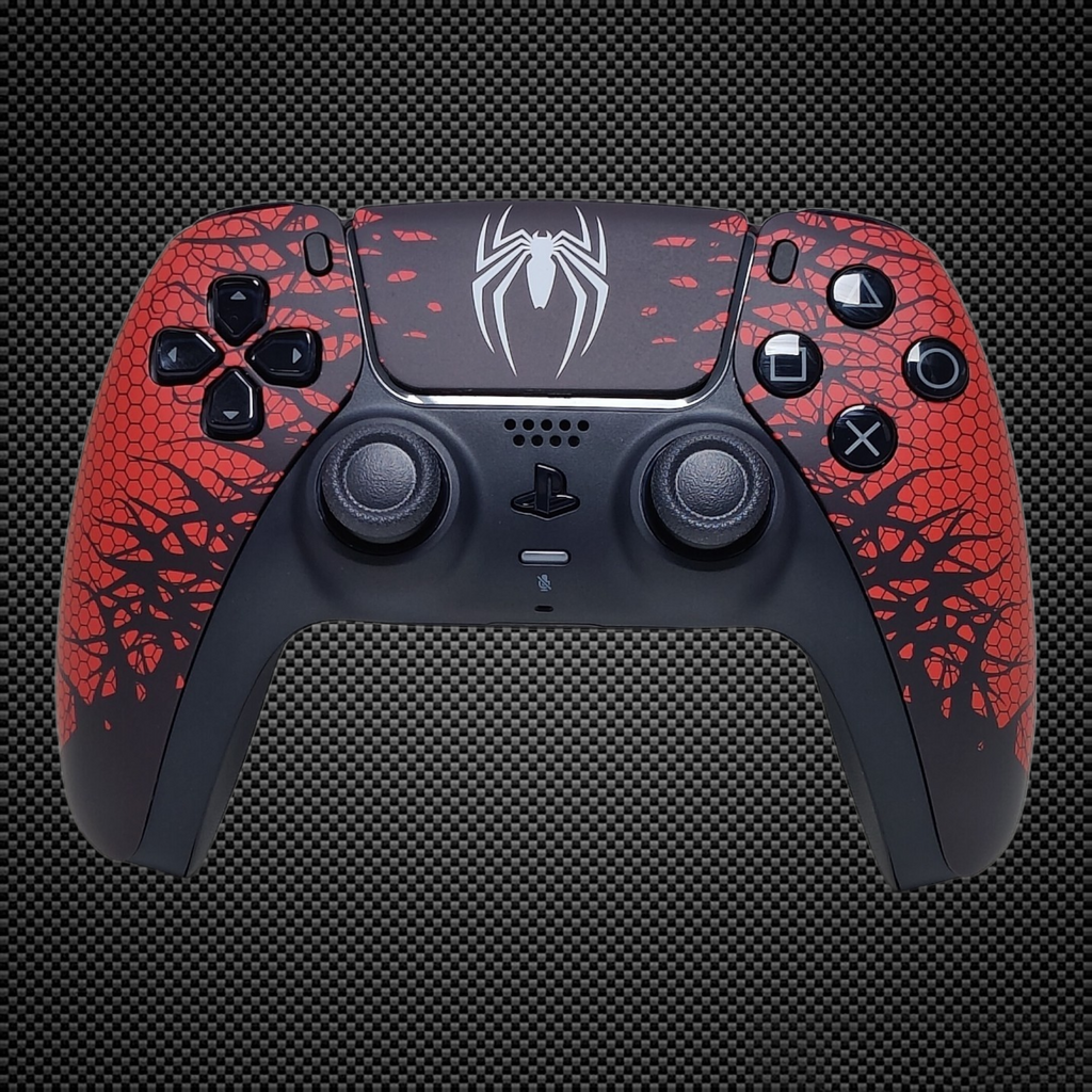 Custom Dualsense Spiderman 2 Themed PS5 Custom Dualsense Controller – Primzstar Modz