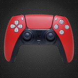 Matt Red Edition PS5 Custom Dualsense Controller