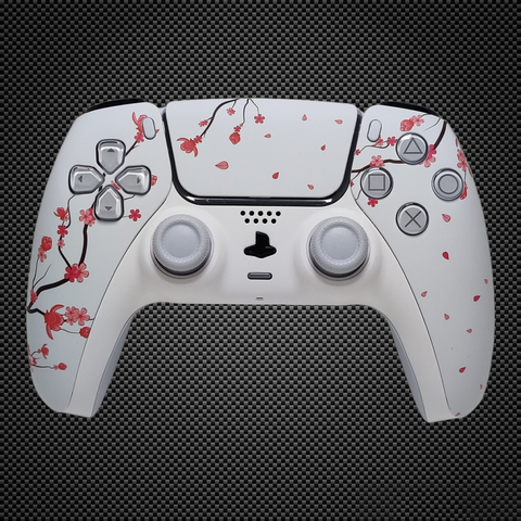 Cherry Blossom Themed PS5 Custom Dualsense Controller