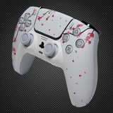 Cherry Blossom Themed PS5 Custom Dualsense Controller