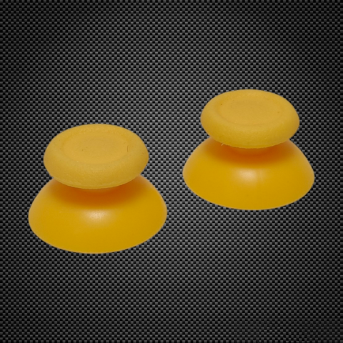 Yellow Replacement Pair Thumbsticks for Xbox One & PS4 Controllers