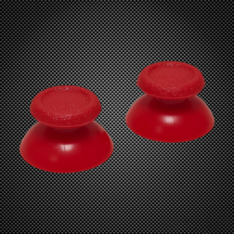 Red Replacement Pair Thumbsticks for Xbox One & PS4 Controllers