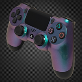 Chameleon Green & Purple Themed Official PS4 Controller V2 Custom