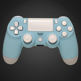 Sky Blue & White Themed Official PS4 Controller V2 Custom