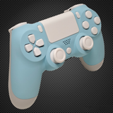 Sky Blue & White Themed Official PS4 Controller V2 Custom