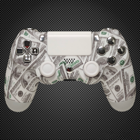 Dollar Bill Money Themed Official PS4 Controller V2 Custom