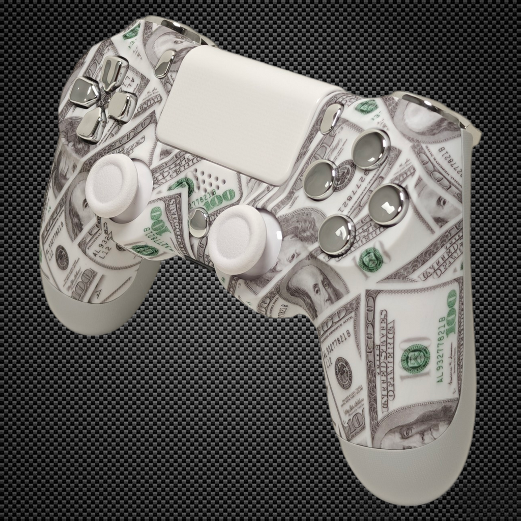 Dollar Bill Money Themed Official PS4 Controller V2 Custom – Primzstar Modz