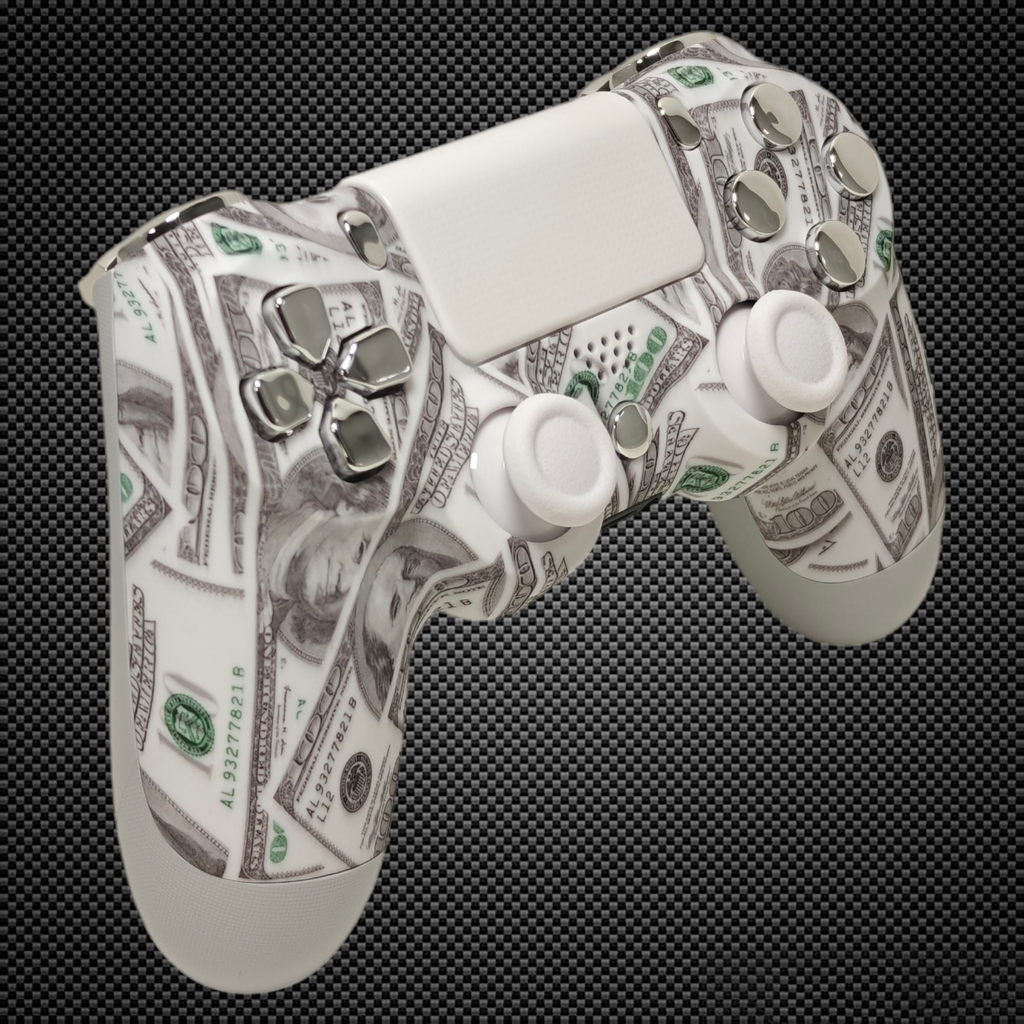 Dollar Bill Money Themed Official PS4 Controller V2 Custom – Primzstar Modz