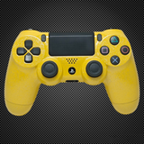 Glitter Yellow Themed Official PS4 Controller V2 Custom