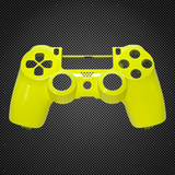 Fluorescent Yellow Themed PS4 Controller Front Shell V2 Custom Painted