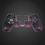 Pearlescent Purple Themed PS4 Controller Front Shell V2 Custom Painted
