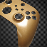 Metallic Regal Gold Themed Xbox Series X/S Custom Controller Front Shell