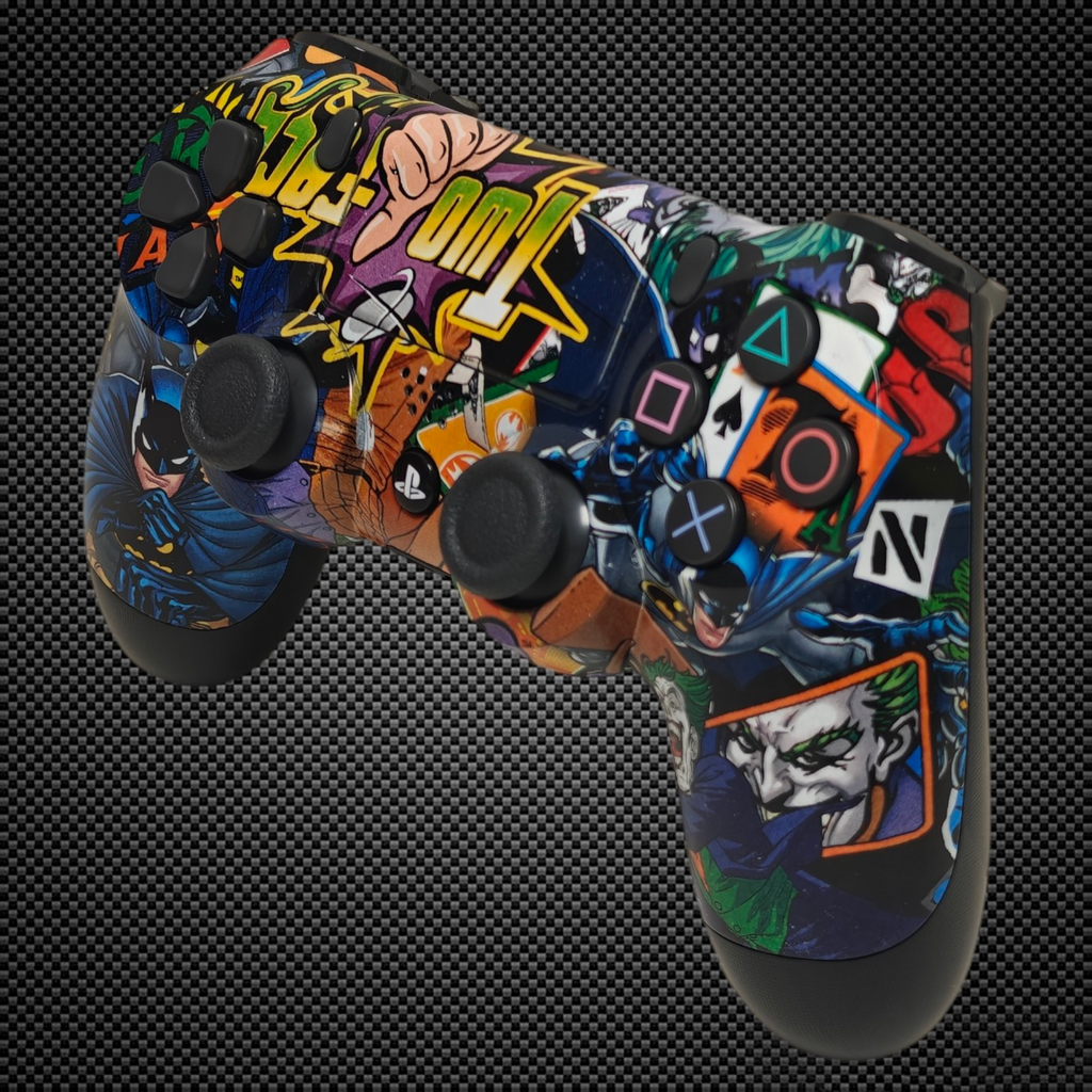 Comic Batman vs Joker Themed Official PS4 Controller V2 Custom ...