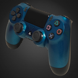 Metallic Teal Blue Themed Official PS4 Controller V2 Custom