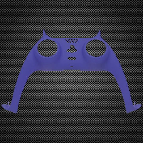 Soft Touch Purple PS5 Dualsense Custom Front Plastic Strip Trim Replacement