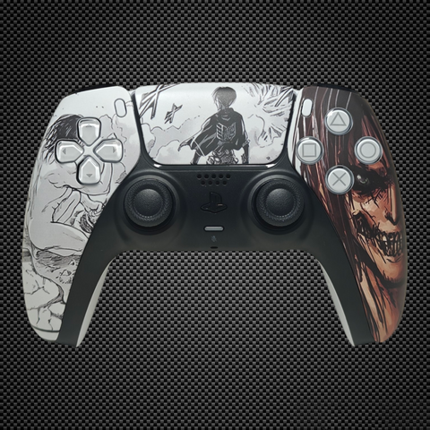 Attack on Titan Themed PS5 Custom Dualsense Controller