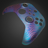 Damascus Themed Xbox Series X/S Custom Controller Front Shell