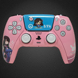 Overwatch D.Va Themed PS5 Custom Dualsense Controller