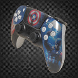 Red Hulk vs Captain America Themed PS5 Custom Dualsense Controller