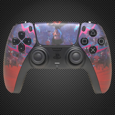 Into The Spider-verse Themed PS5 Custom Dualsense Controller