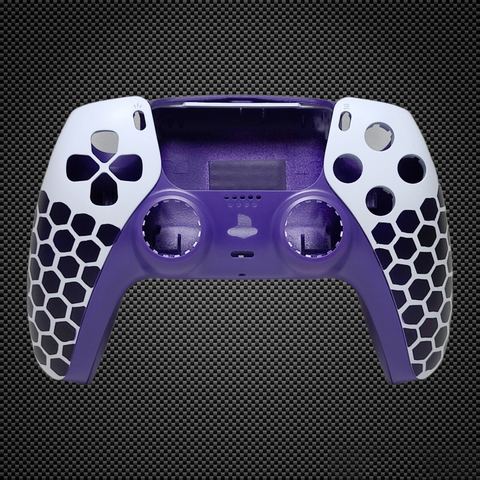 Purple Hexo Themed PS5 Controller Full Shell Custom Airbrush