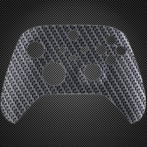 Carbon Fiber Themed Xbox Series X/S Custom Controller Front Shell