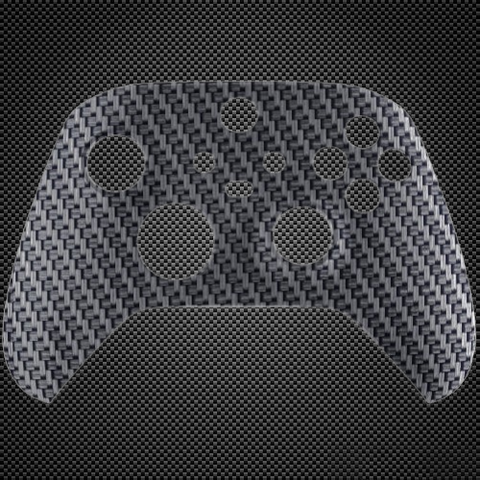 Carbon Fiber Themed Xbox Series X/S Custom Controller Front Shell ...