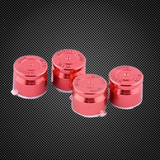 PS4 Controller Red Bullet Buttons Aluminium Metal Metal Mod Kit